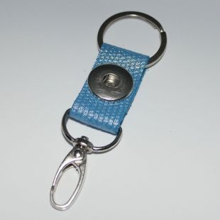 sleutel en tas  hanger blauw crackle