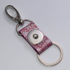 sleutel en tas  hanger roze zilver